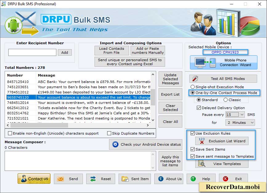 Bulk SMS - Mobile Text Messaging Software