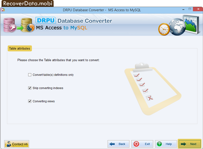 MS Access to MySQL Database Conversion 