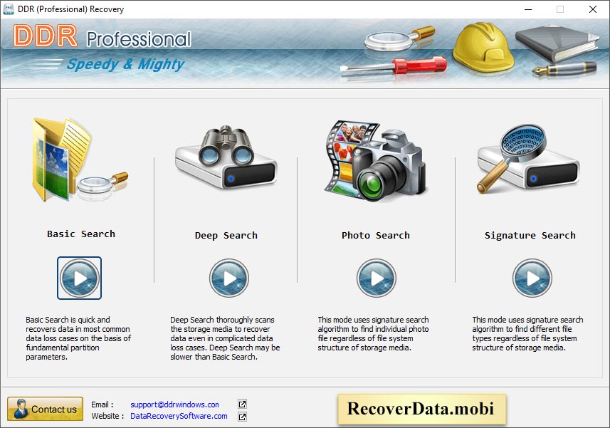 DDR Professional Data Retrieval Software